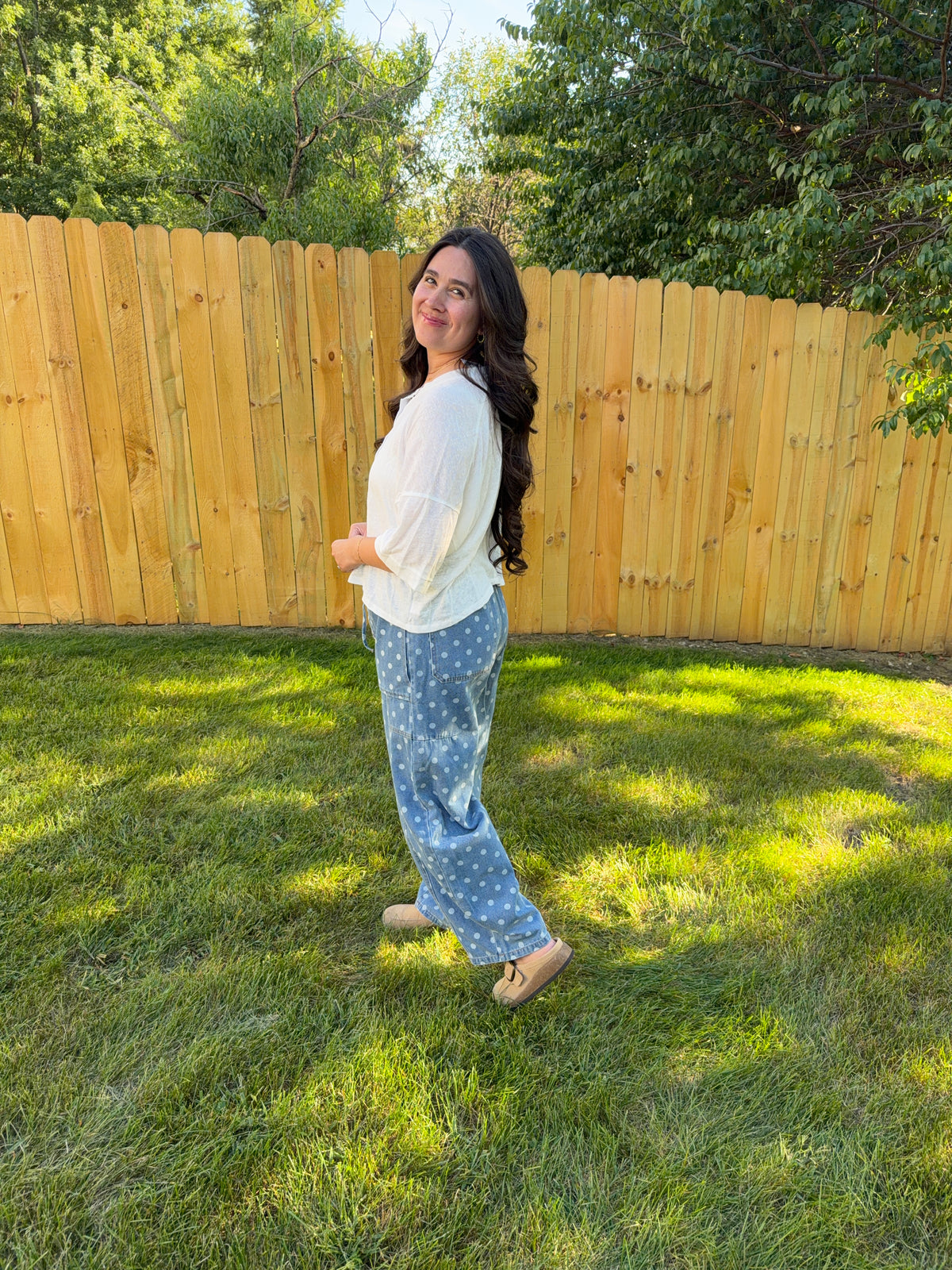 Willow Button Top