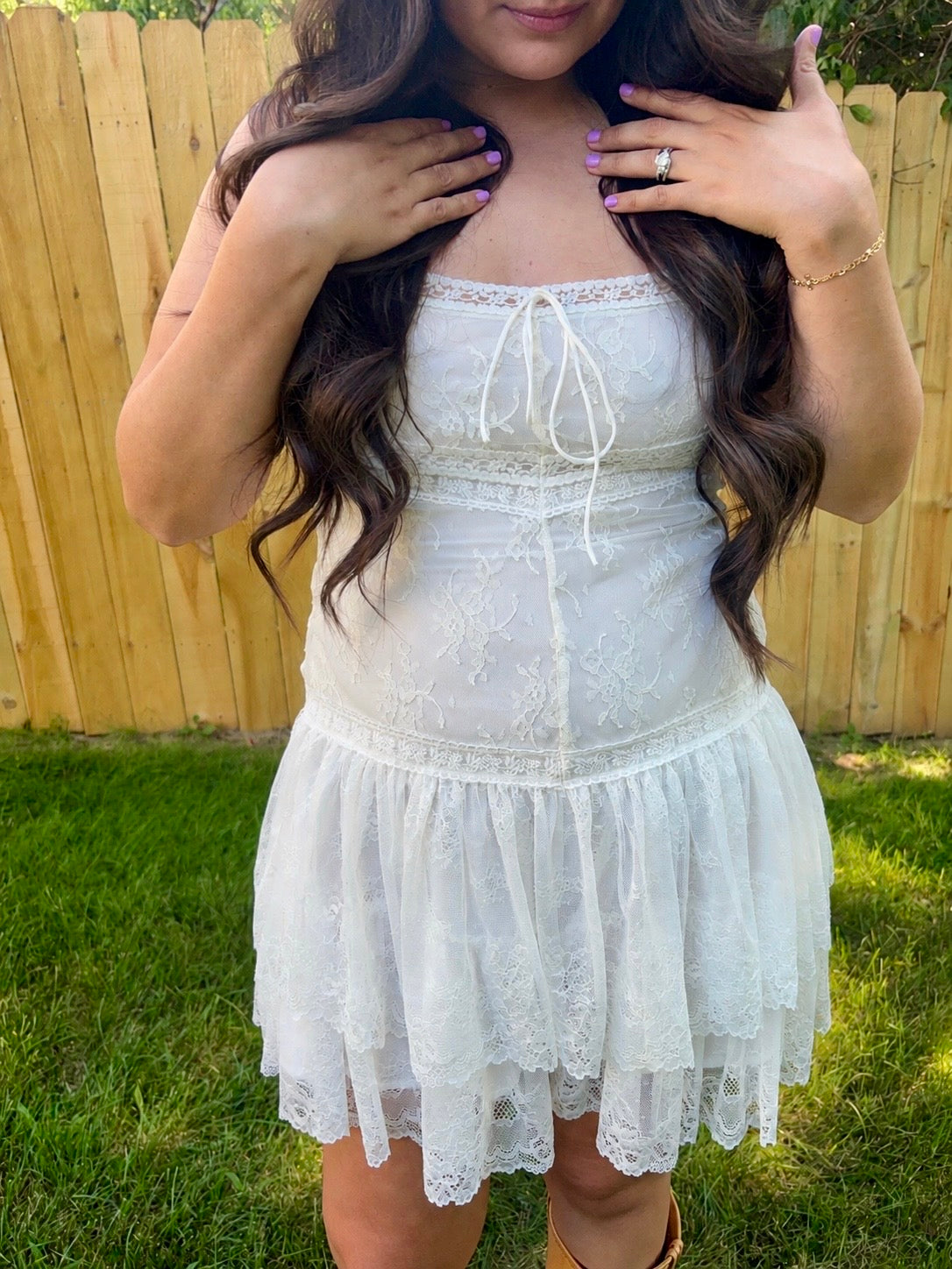 Willow Whisper Lace Romper