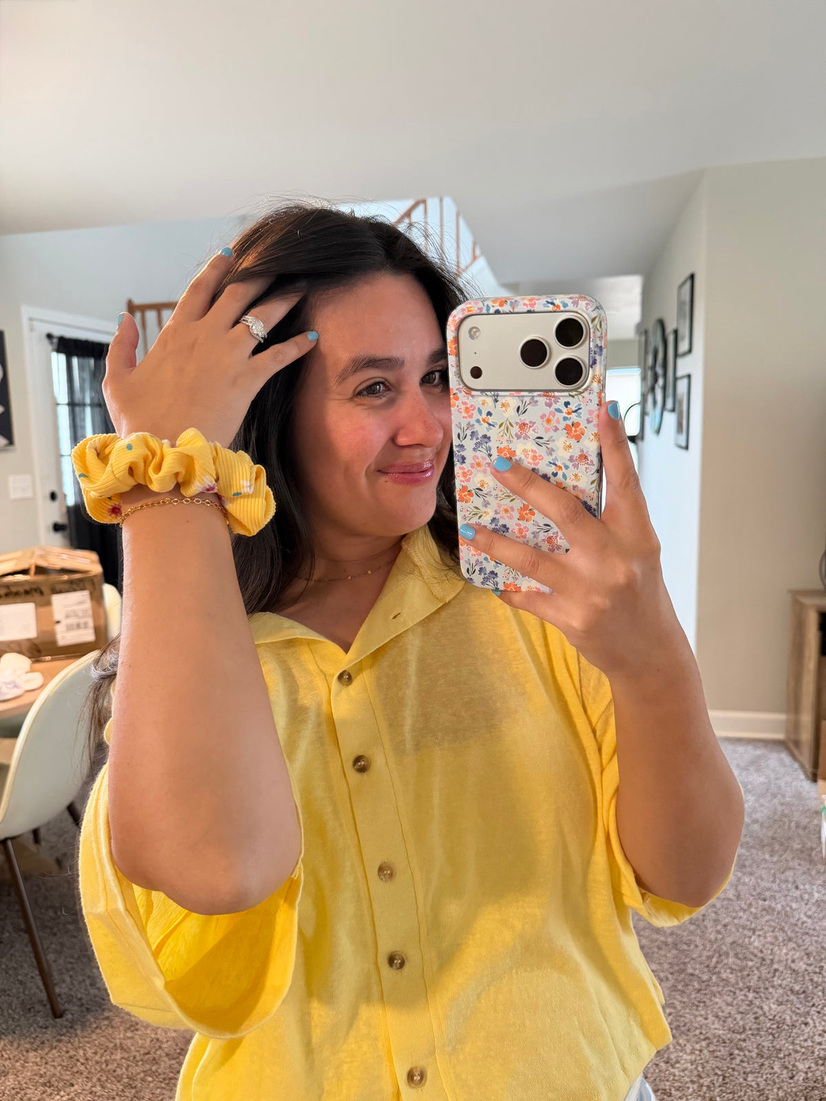 Sunshine Meadow Scrunchie