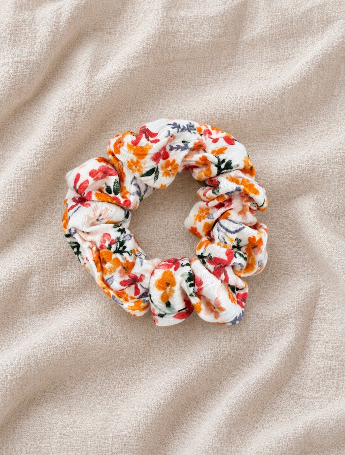 Autumn Wildflower Scrunchie