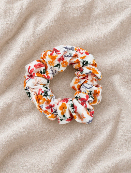 Autumn Wildflower Scrunchie