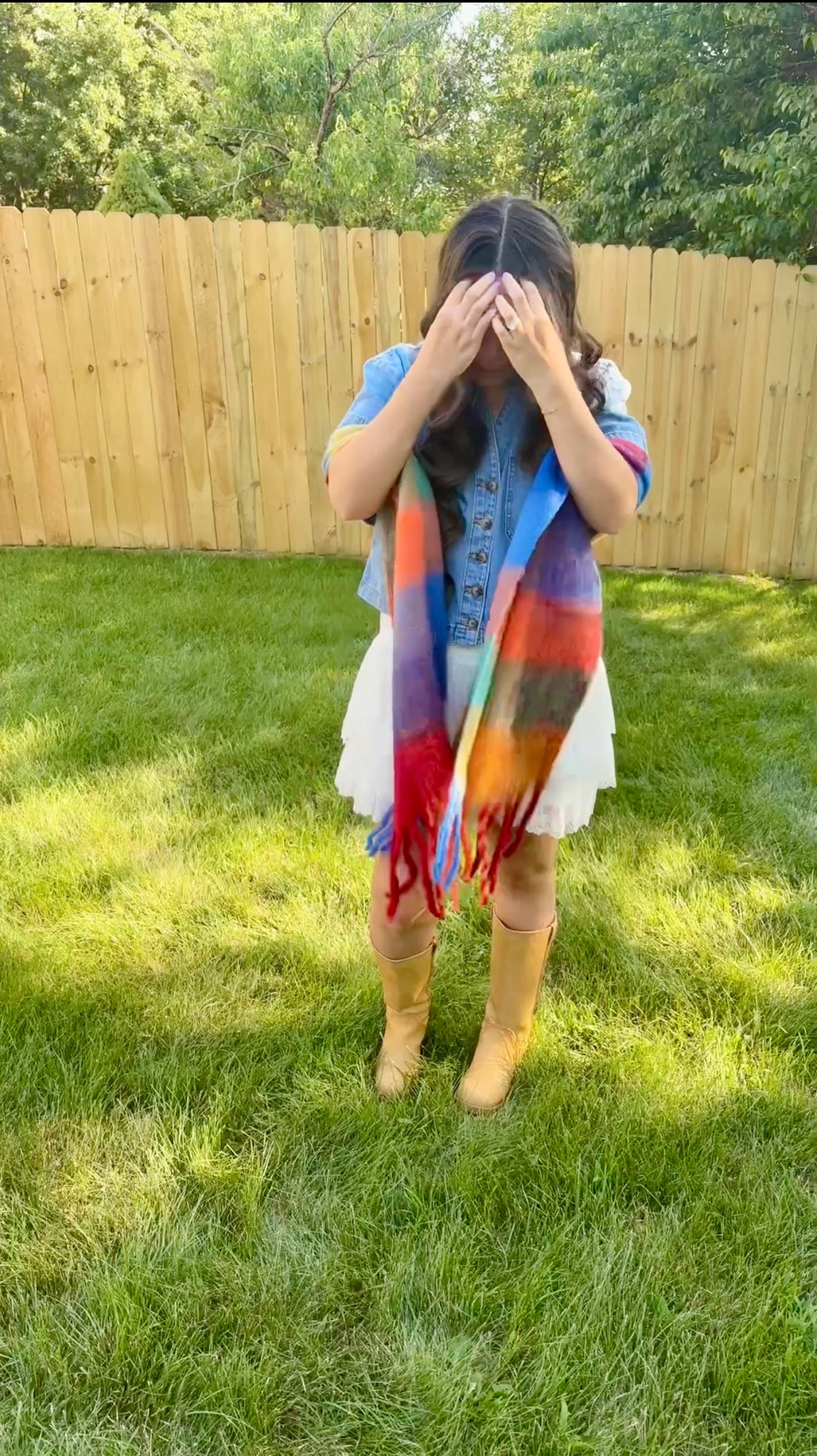 Wildflower Mosaic Scarf