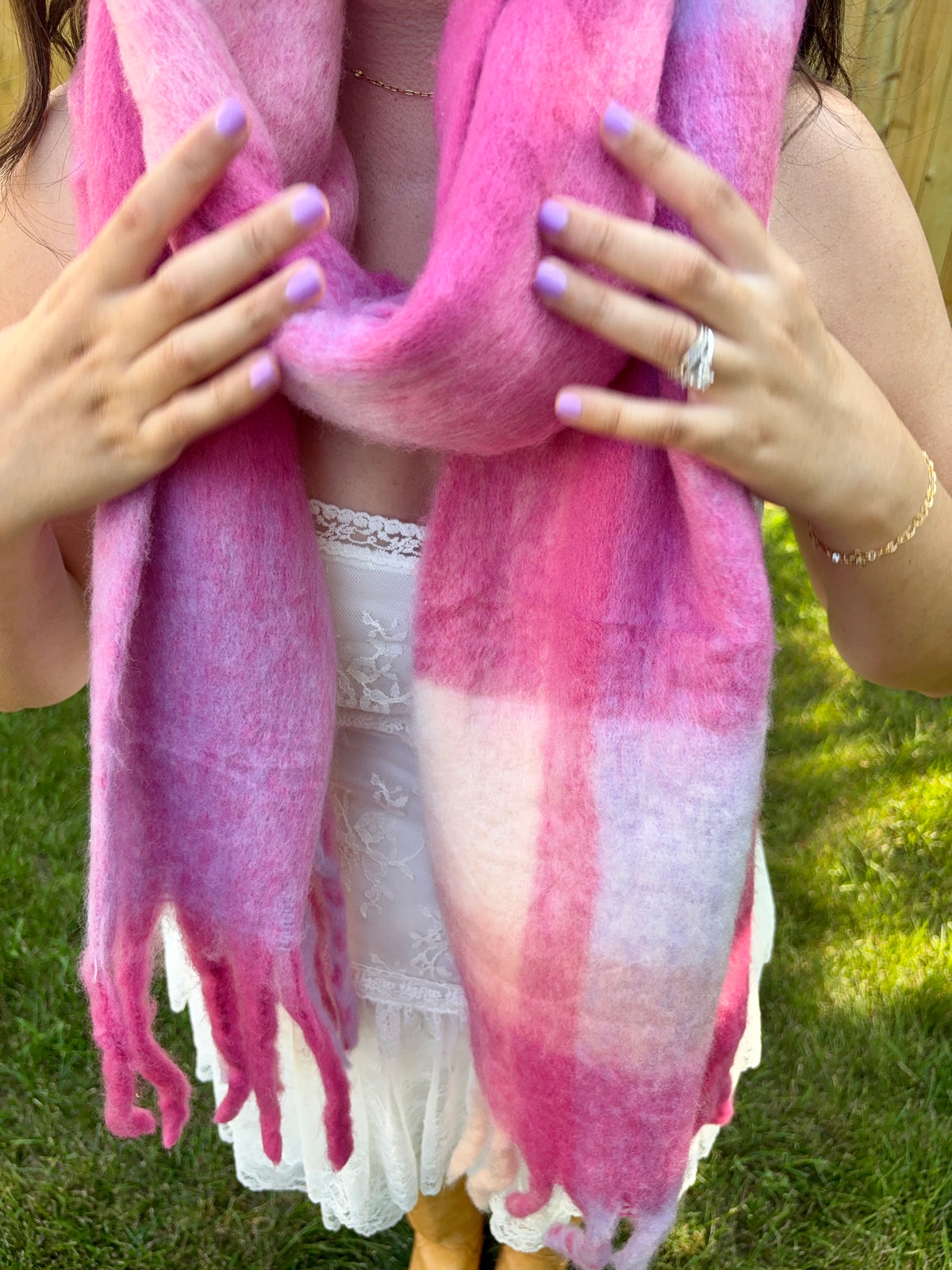 Rosy Skies Scarf