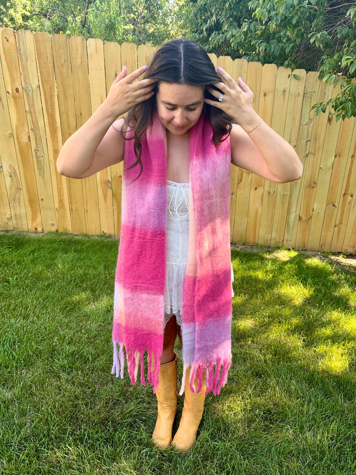 Rosy Skies Scarf