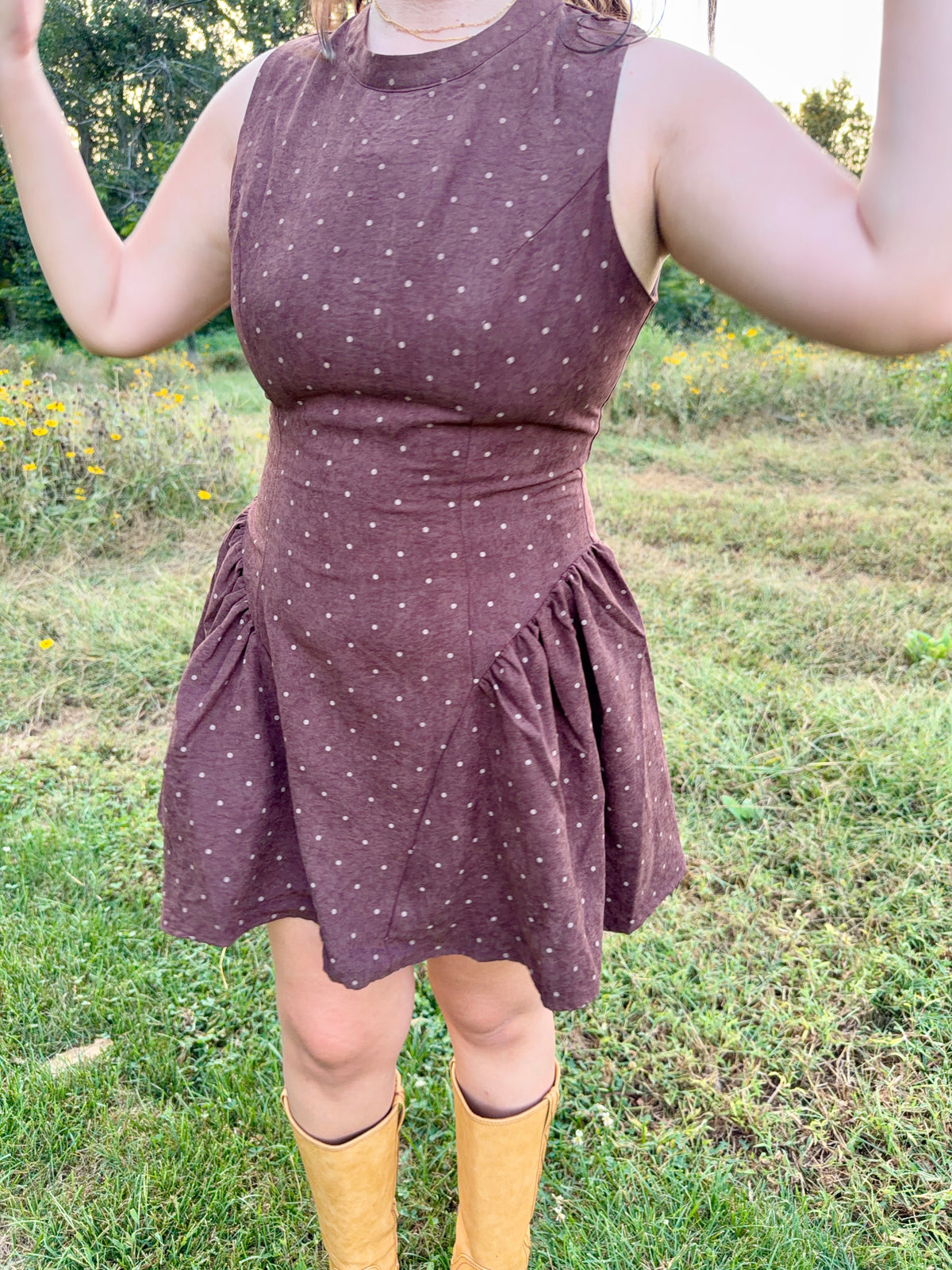Autumn Dot Dress