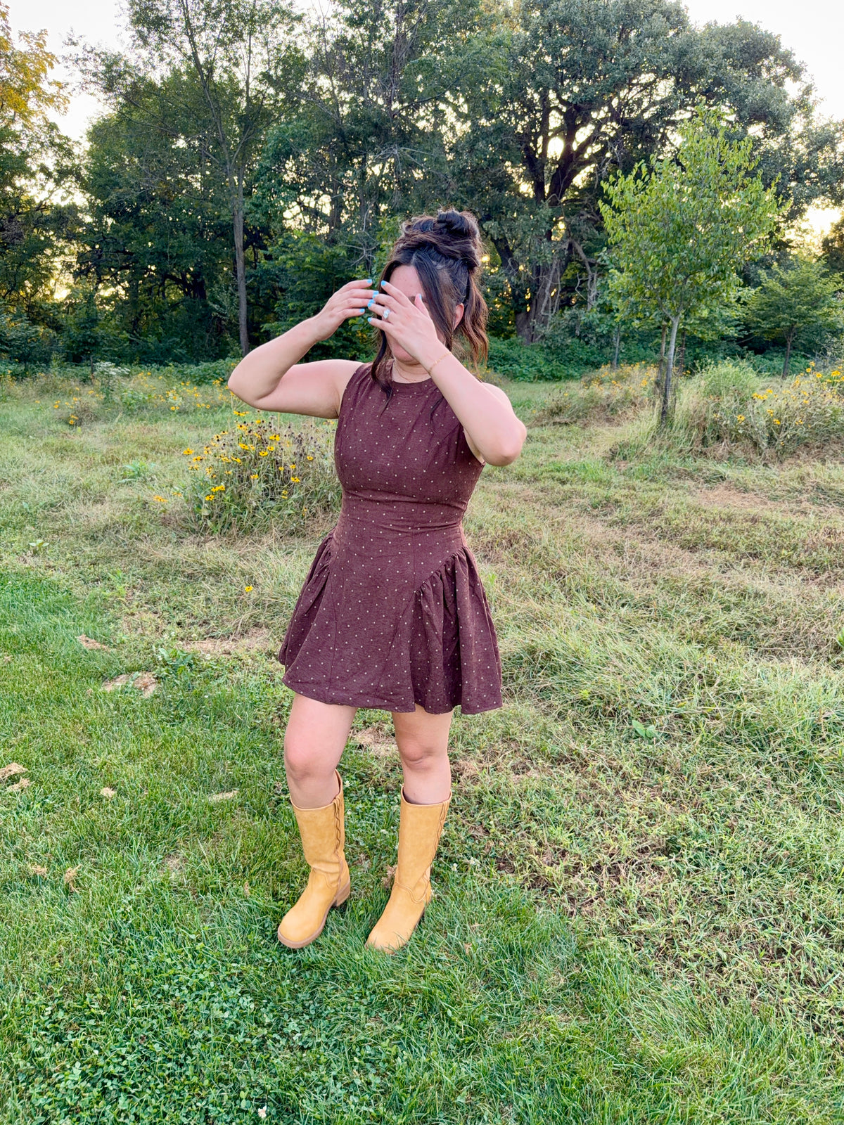 Autumn Dot Dress