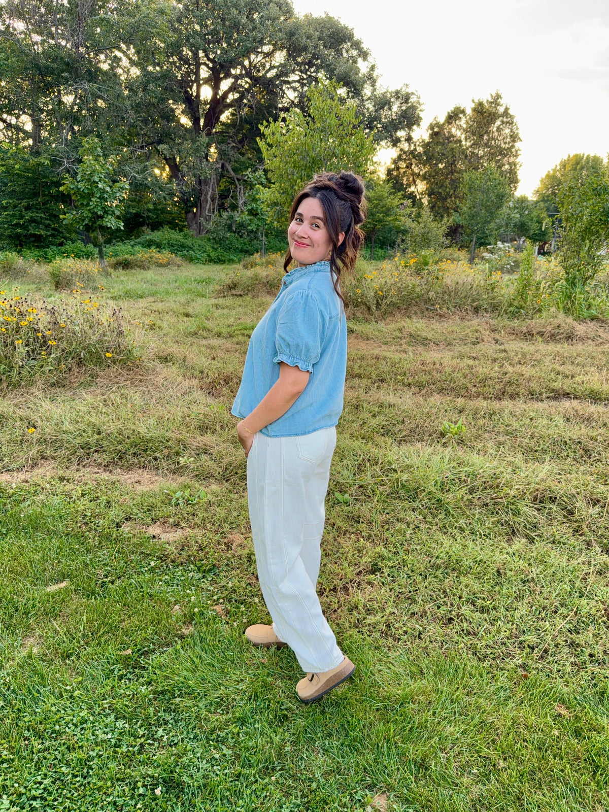 Bluebell Ruffle Top
