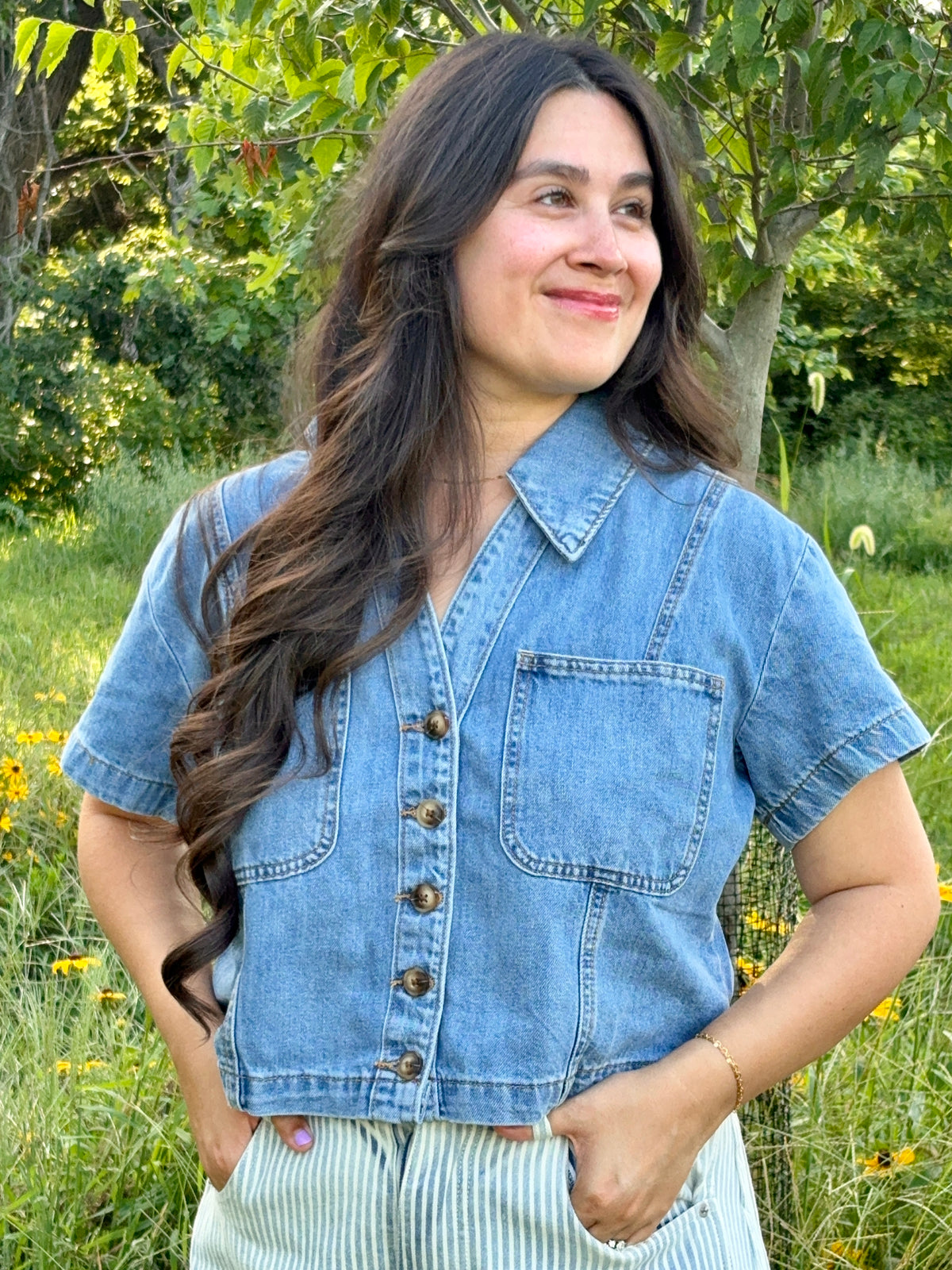 Bluebell Denim Top