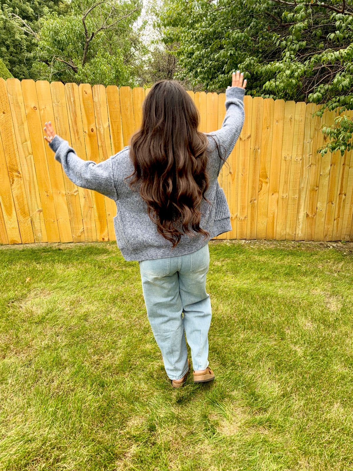Cottage Blue Barrel Jeans