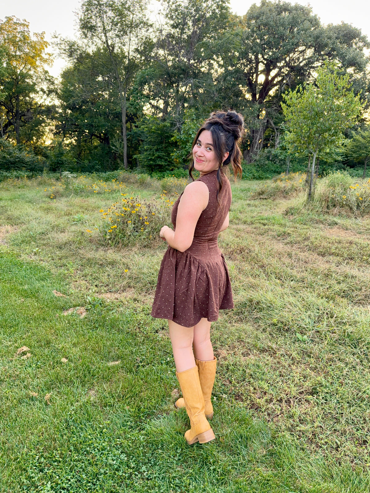 Autumn Dot Dress