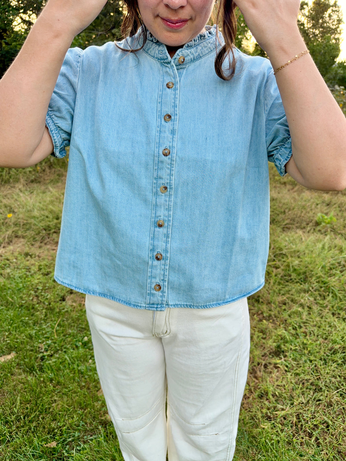 Bluebell Ruffle Top